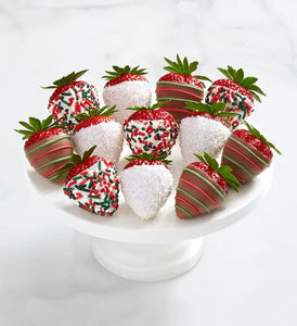 Gourmet Christmas Dipped Strawberries