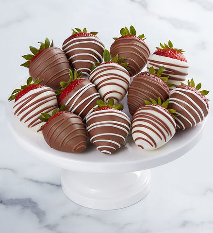 Gourmet Drizzled Strawberries